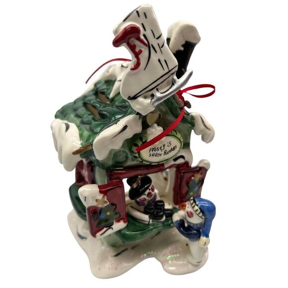 Blue Sky Clayworks Frosty's Skate Rental Candle House - Picture 2 of 7